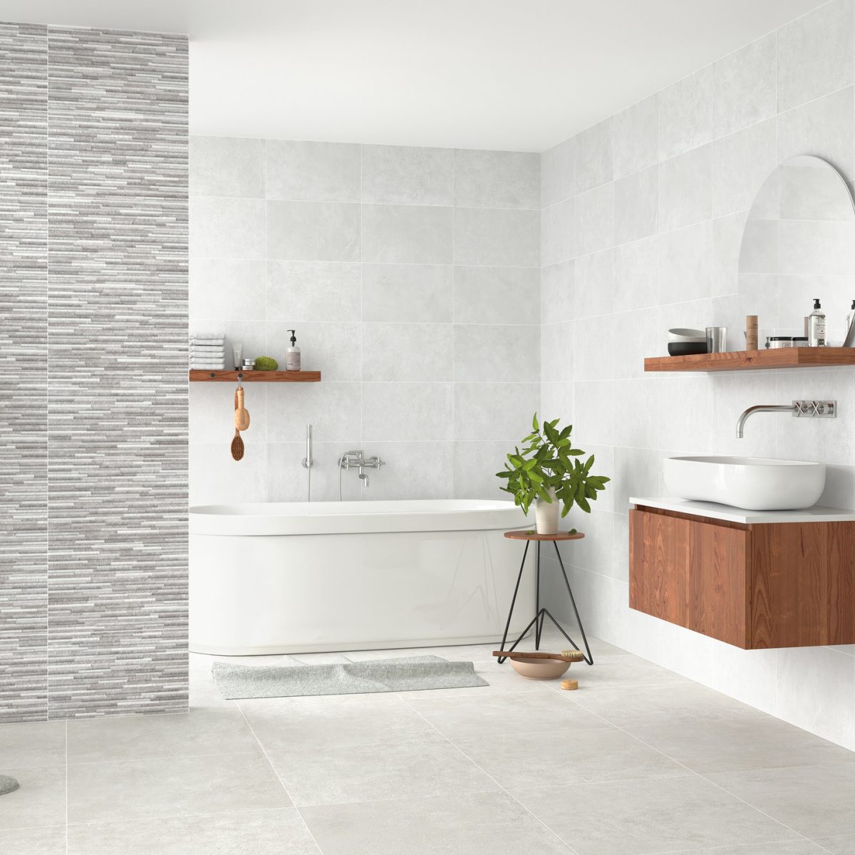 CIRON WHITE 60X60 RECT B=1.44 M²