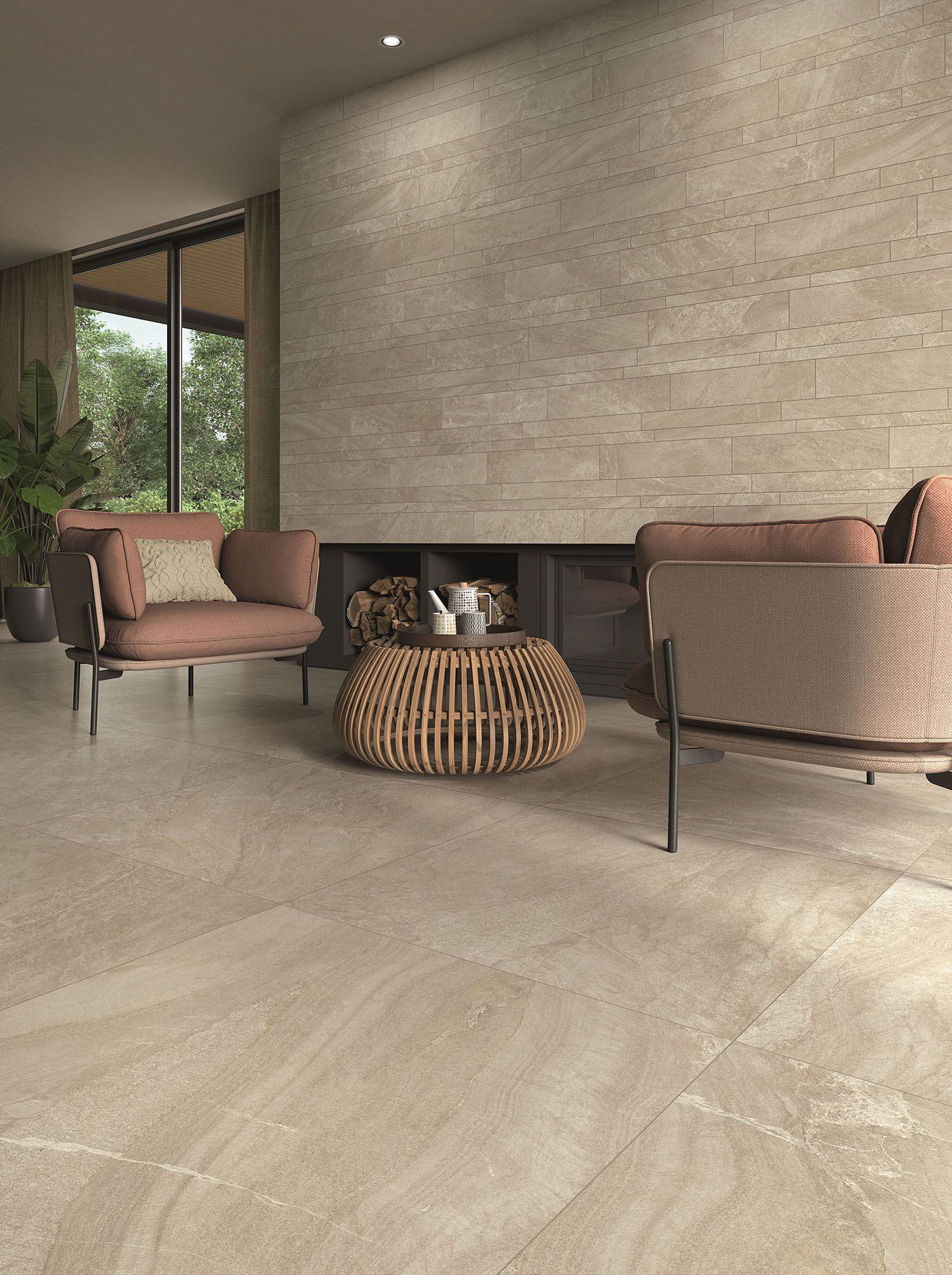 BALTIMORE TAUPE NAT 60X60 B=1.44m²