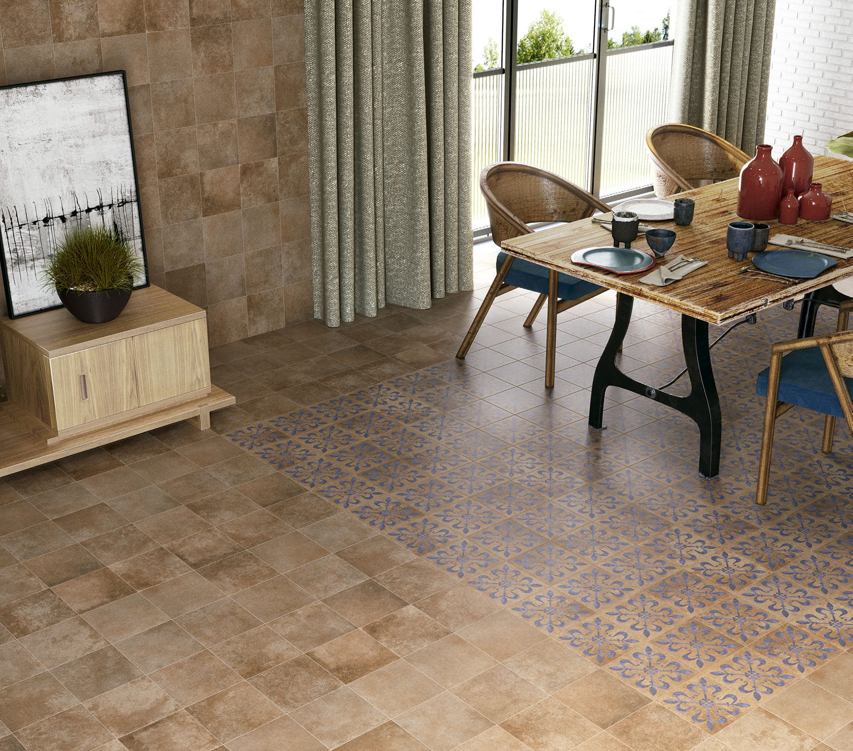 MAGISTRA LUX PAONAZZETTO 100X100 RECT B=1M²