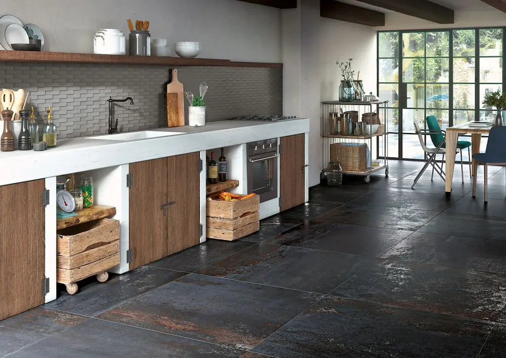 COSTRUIRE METALLO NERO 60X120 RECT B=1.44 M²