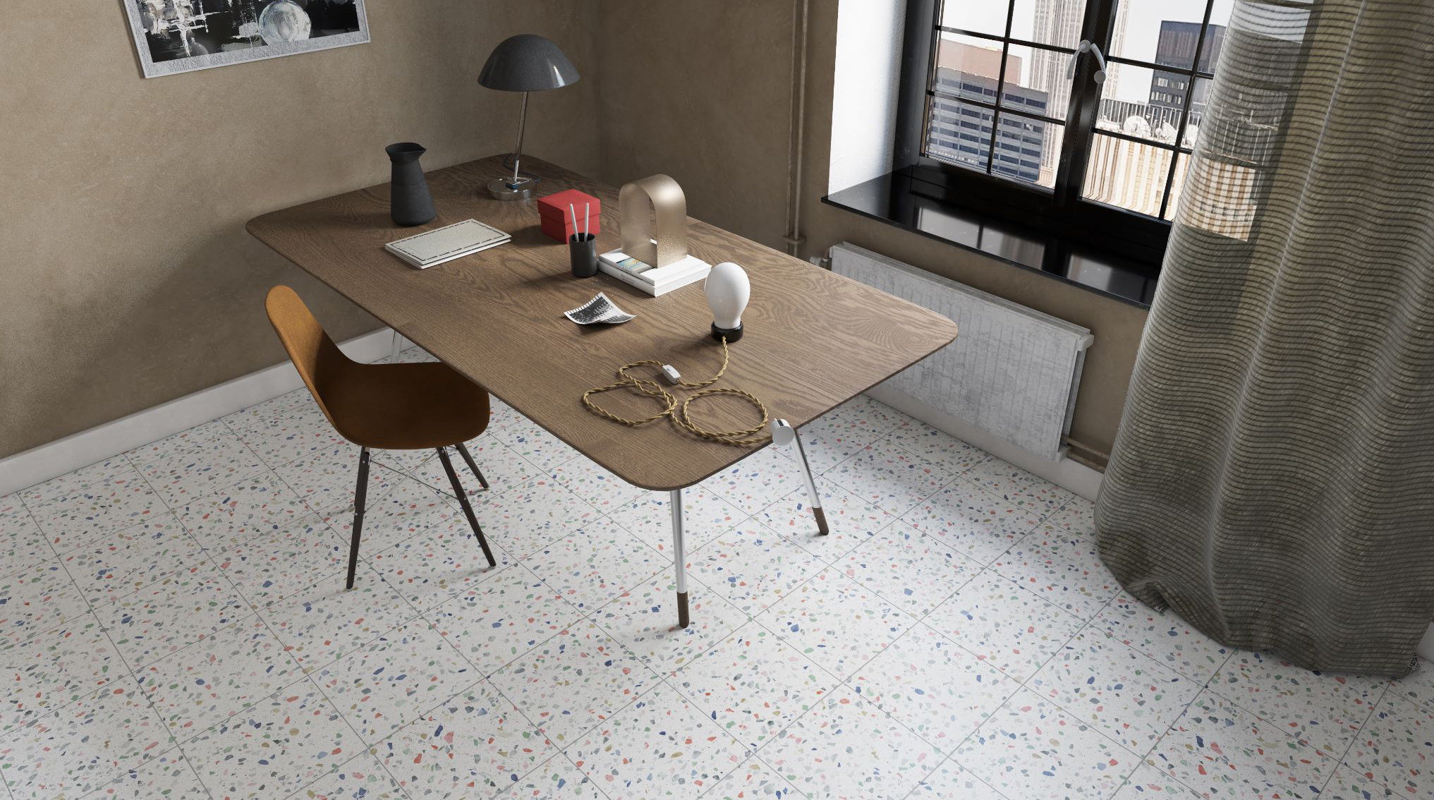 VENICE BLANCO 60x60 B=1.08 M²