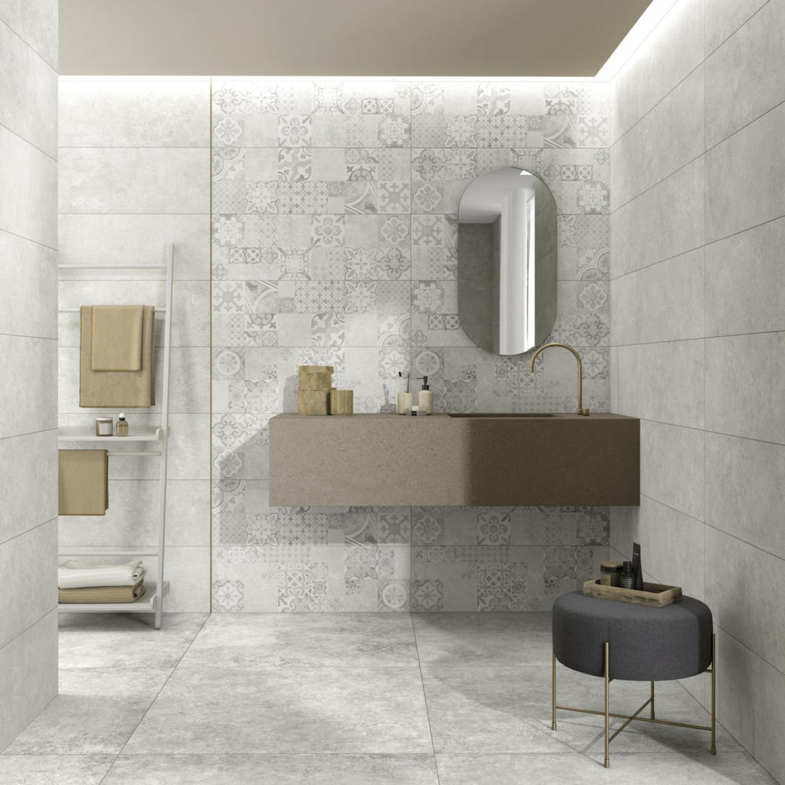 ASSEN GREY 100X100 RECT B=1M²