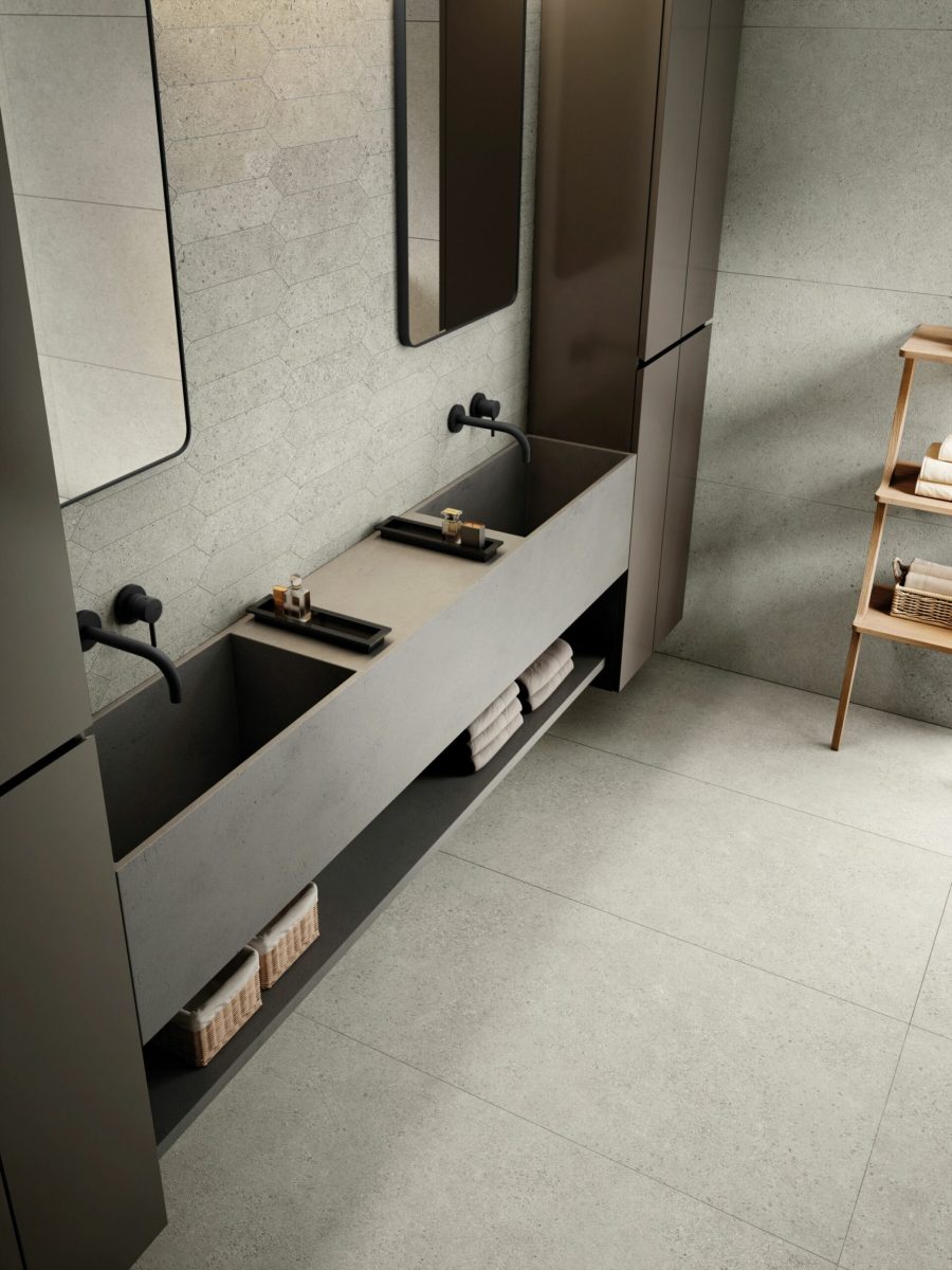 Carrelage Terrazzo Doria Bianco