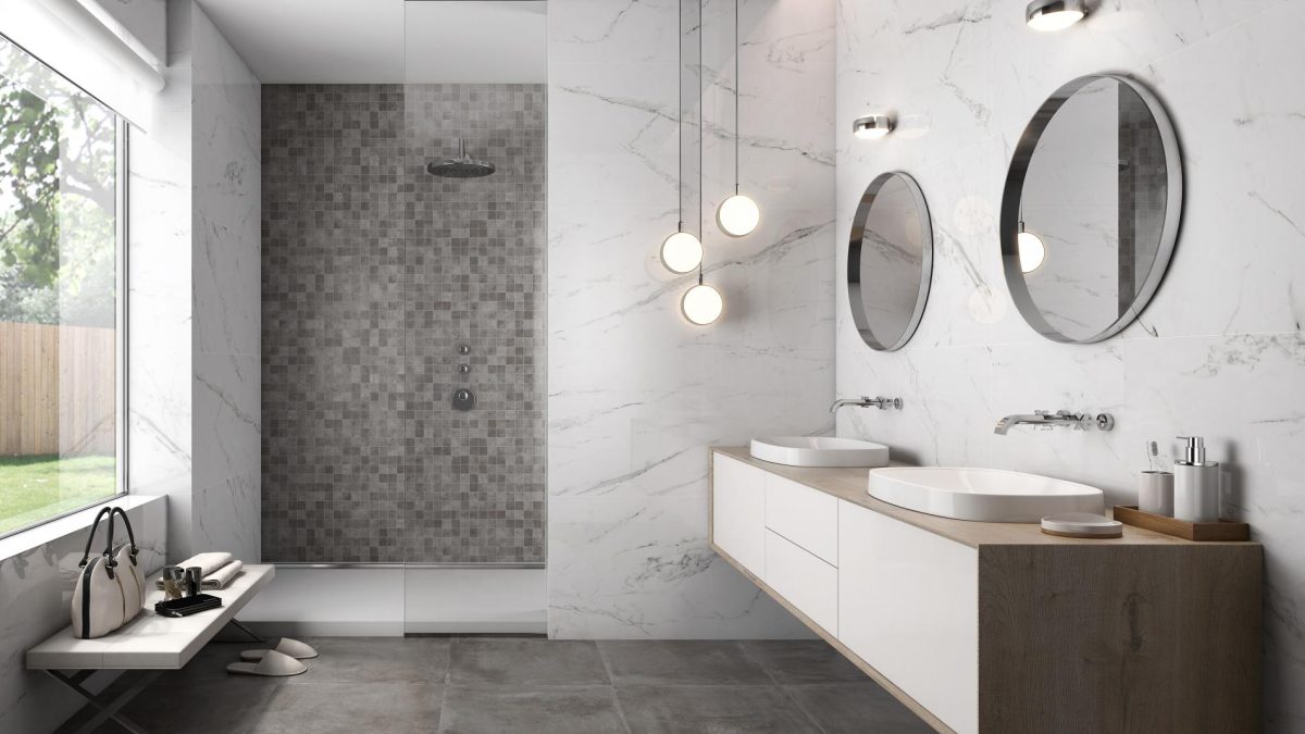 Carrelage Terrazzo Doria Bianco