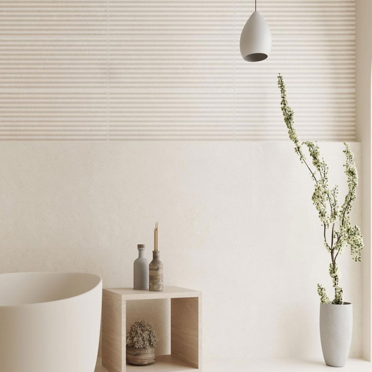 Carreaux de mur Sospiro RLV Blanc 30×90