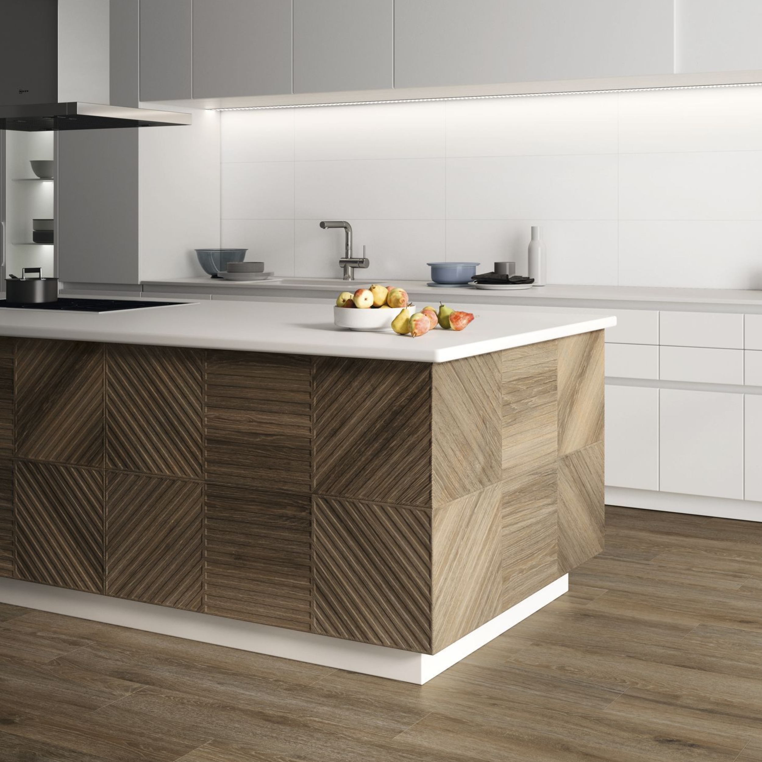 Carrelage bois Ducale Henna 20×120