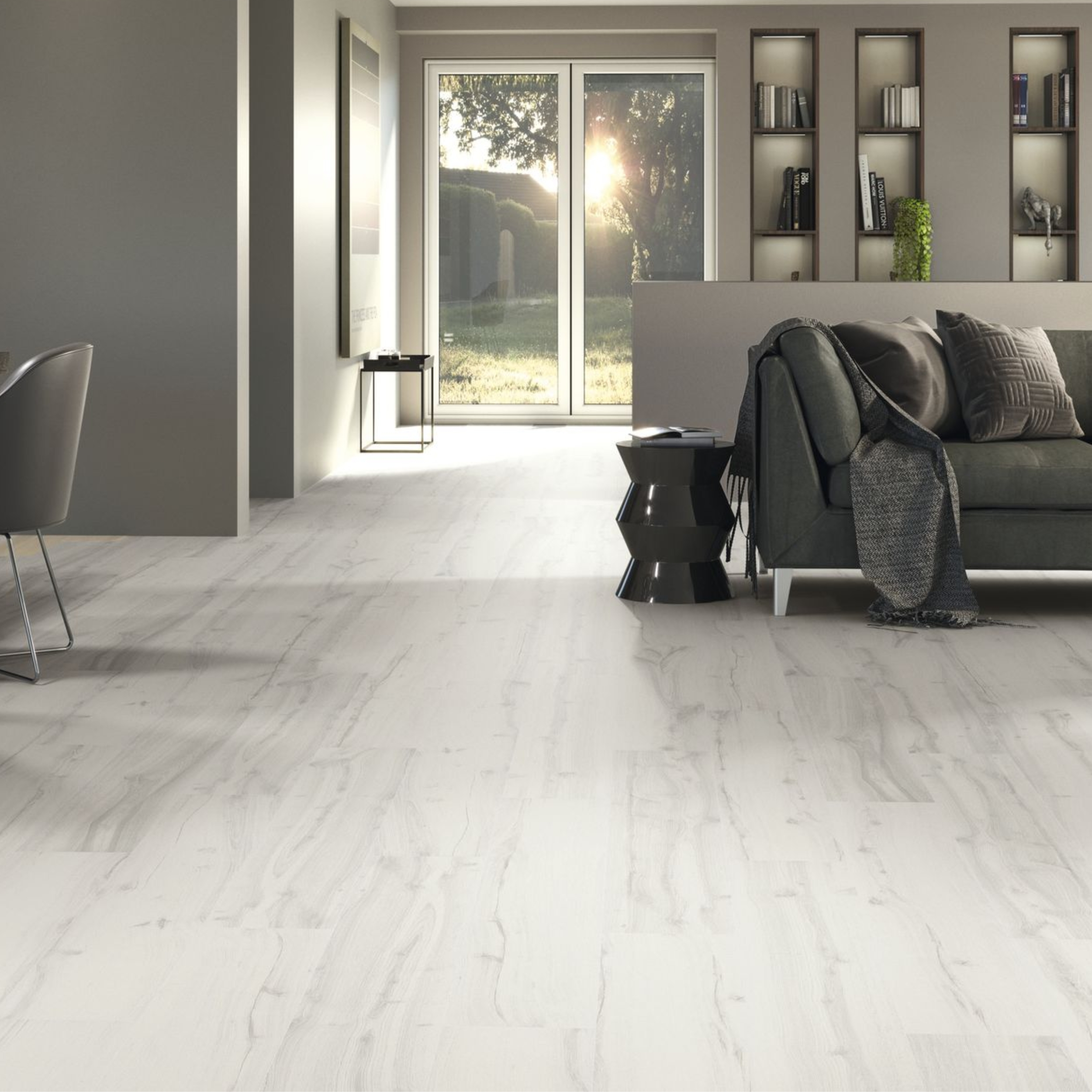 Carrelage bois Liverpool Snow 20×120