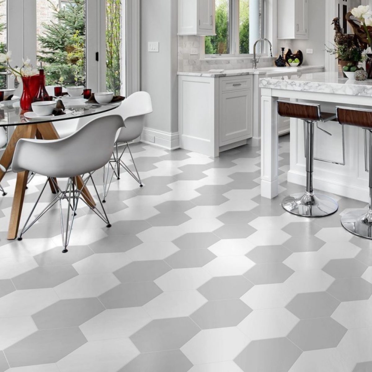 Carreau de ciment Hexa Element 23×27