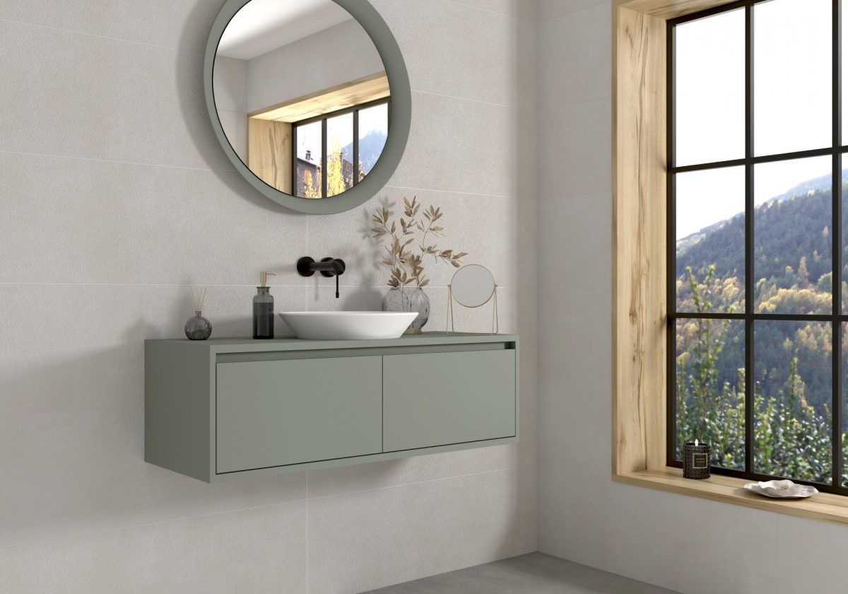 Carreau de ciment HEXA Terni Noir 23×27