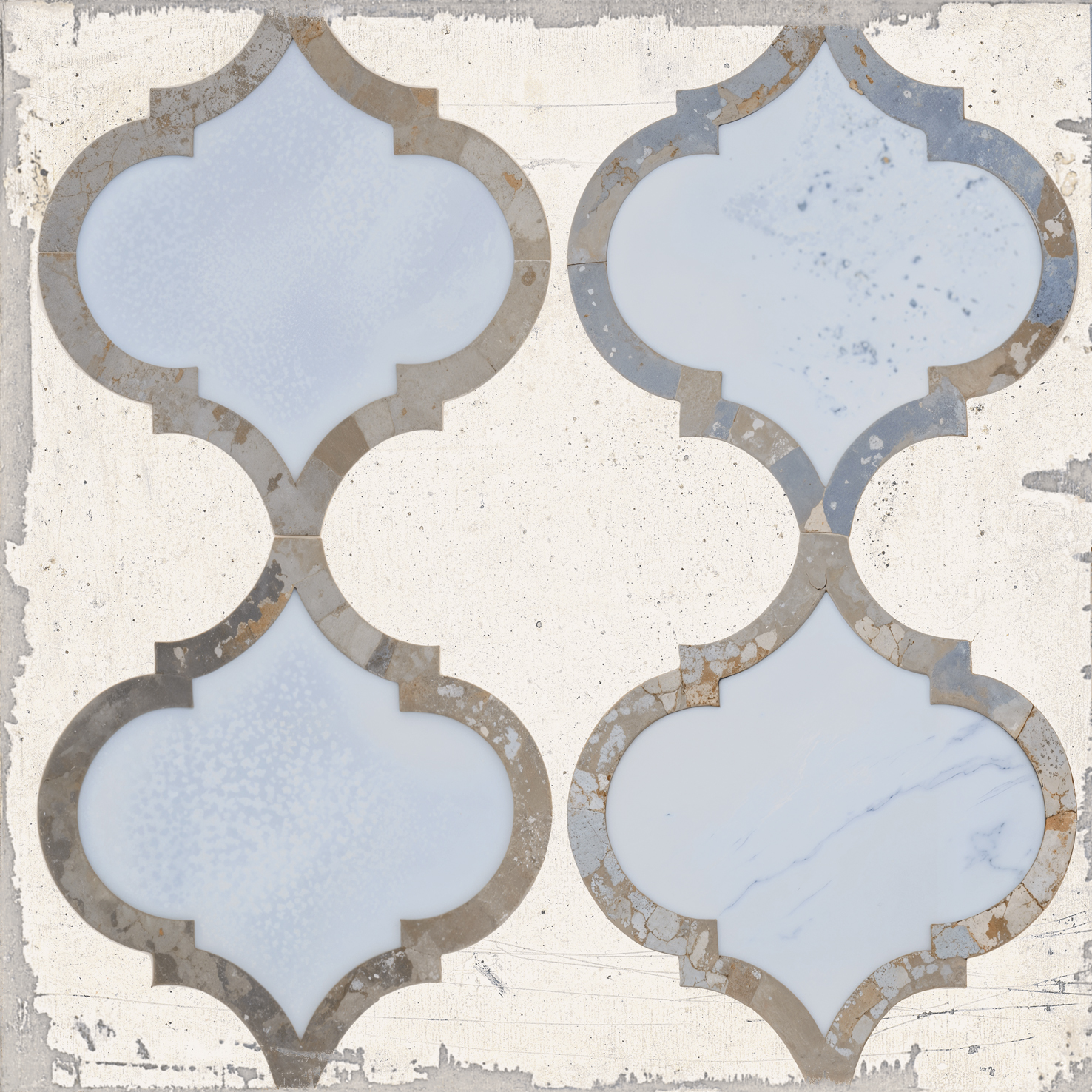 Carreau de ciment Vichy Mix 25×25