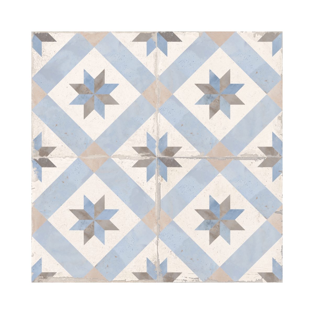 Carreau de ciment Vichy Mar 25×25