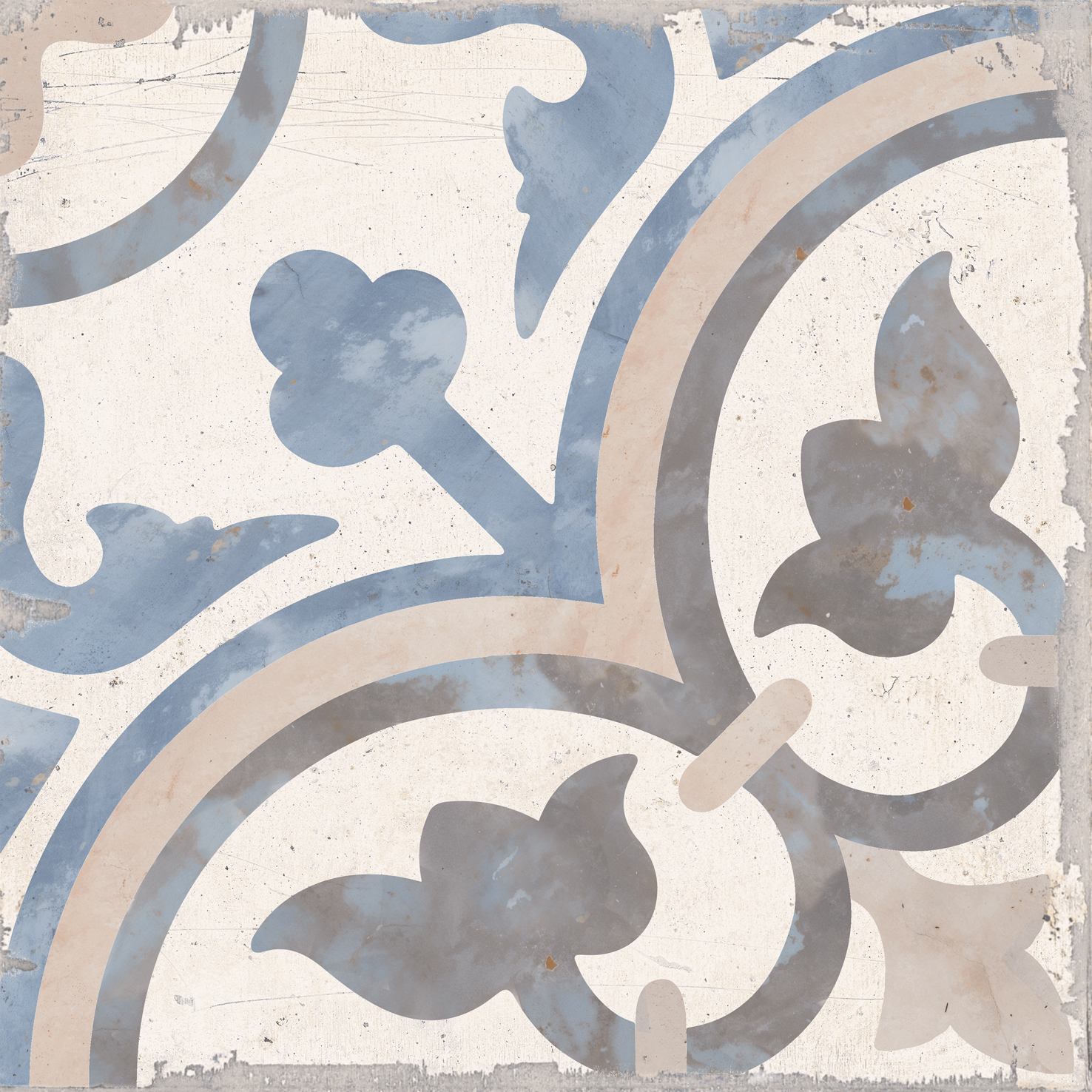 Carreau de ciment Vichy Flor 25×25