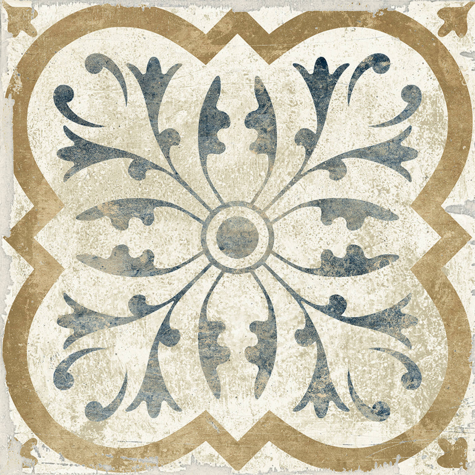 Carreau de ciment Bouquet 25x25cm