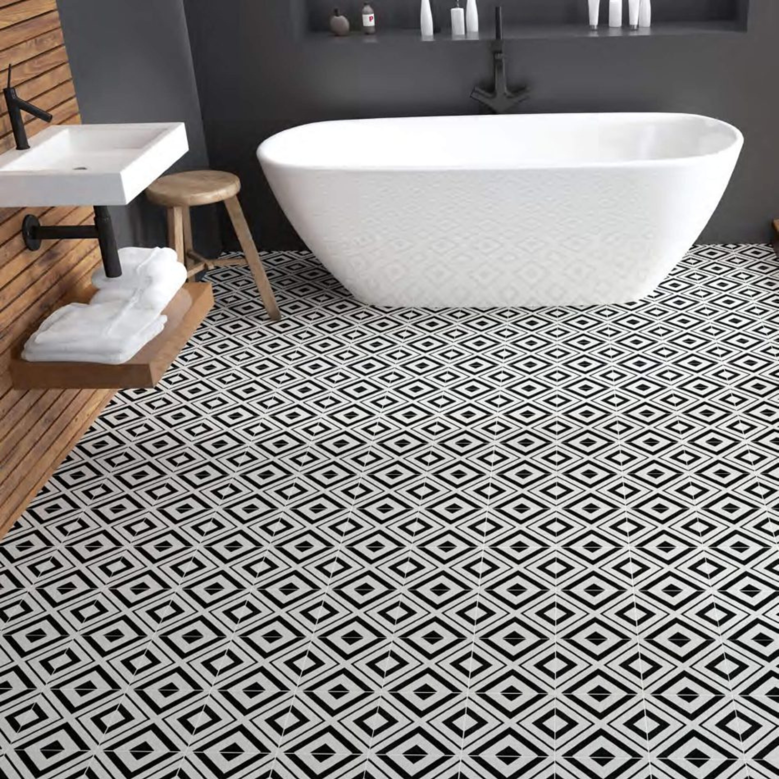 Carreau de ciment La Bohème Sylvie 20×20