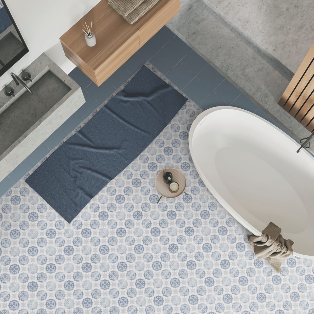 Carreau de ciment Floral Pisa 20×20