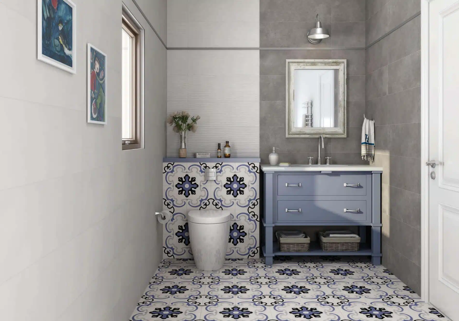 Carrelage Zellige Epoque Gris Nuage