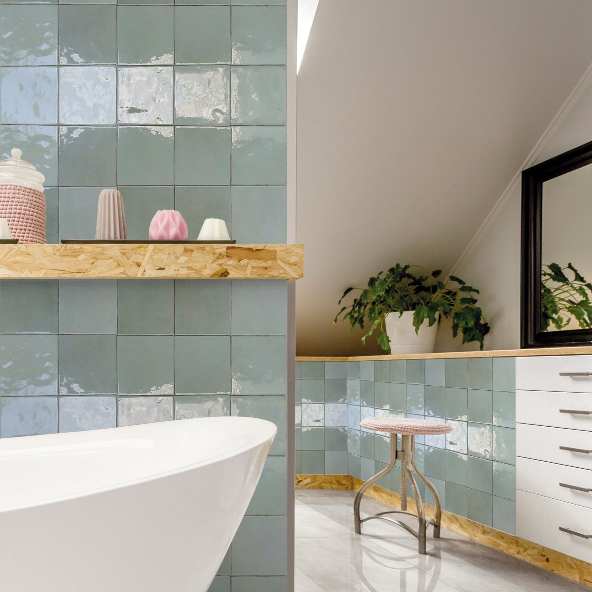 Carrelage Zellige Zel Teal 13×13