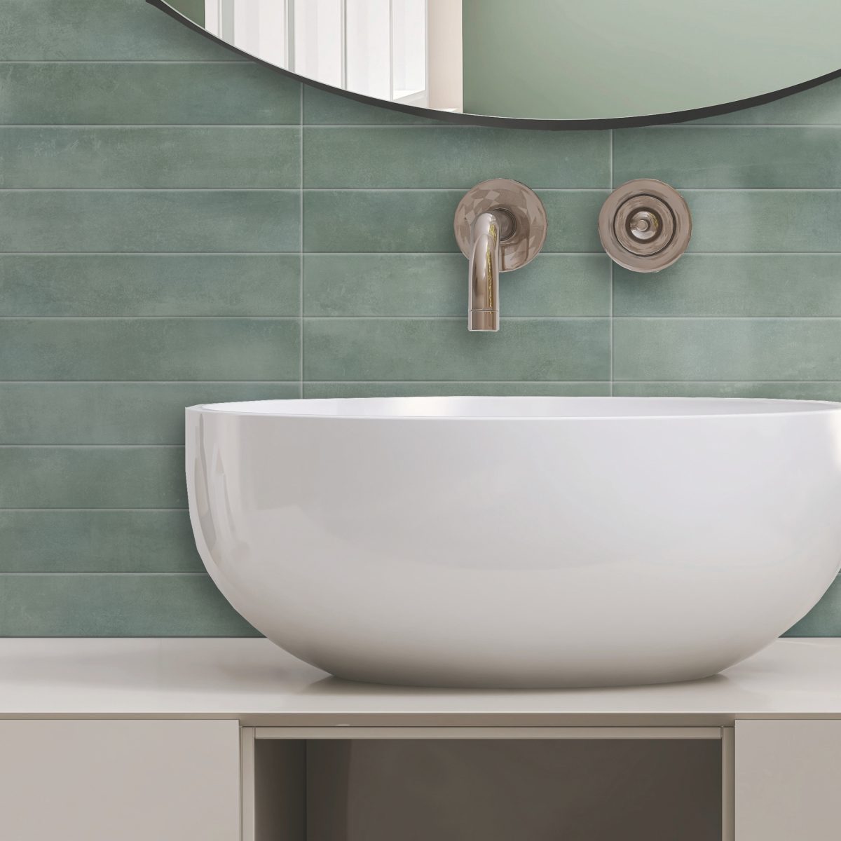 Carrelage Zellige Symphony Mint 5×25