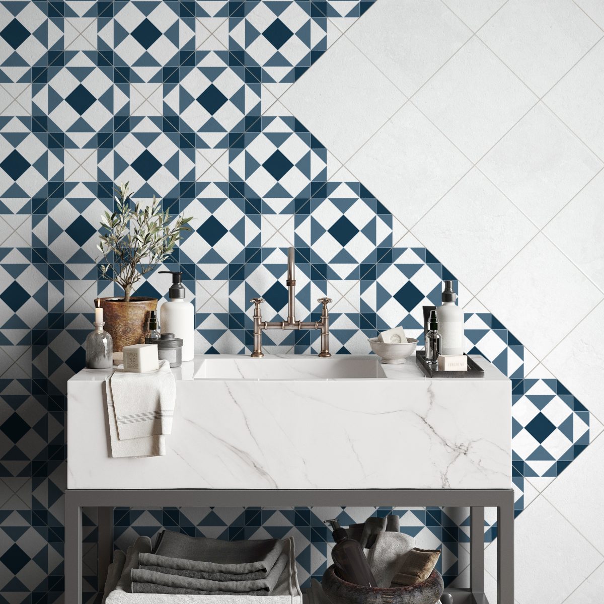 Carreau de ciment victorian marion 20×20