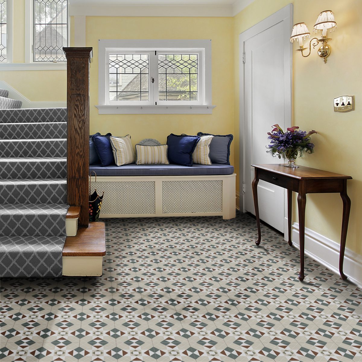 Carrelage Zellige Tanger Gris Soir 7,5×30