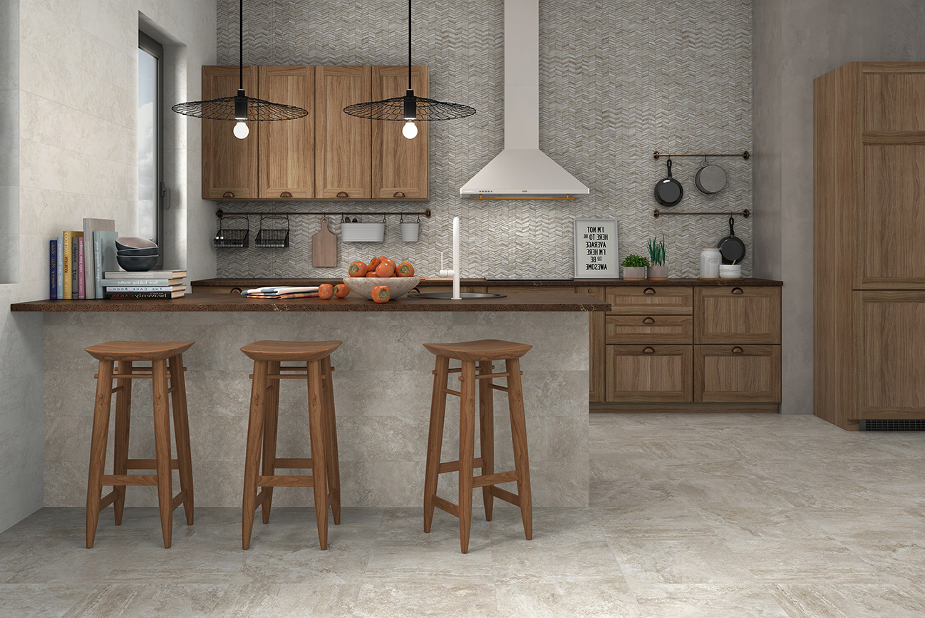 WOODVILLE BLANCO 25X100 RECT B=1.20 M²