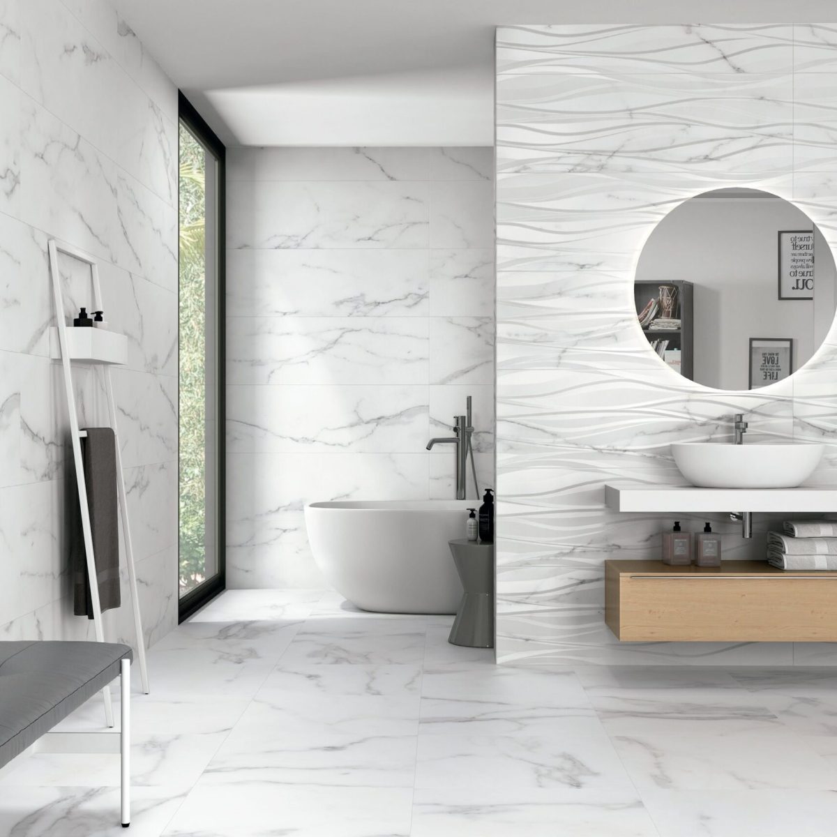 ARTISTIC WHITE 33.3x90 B=1.20M²