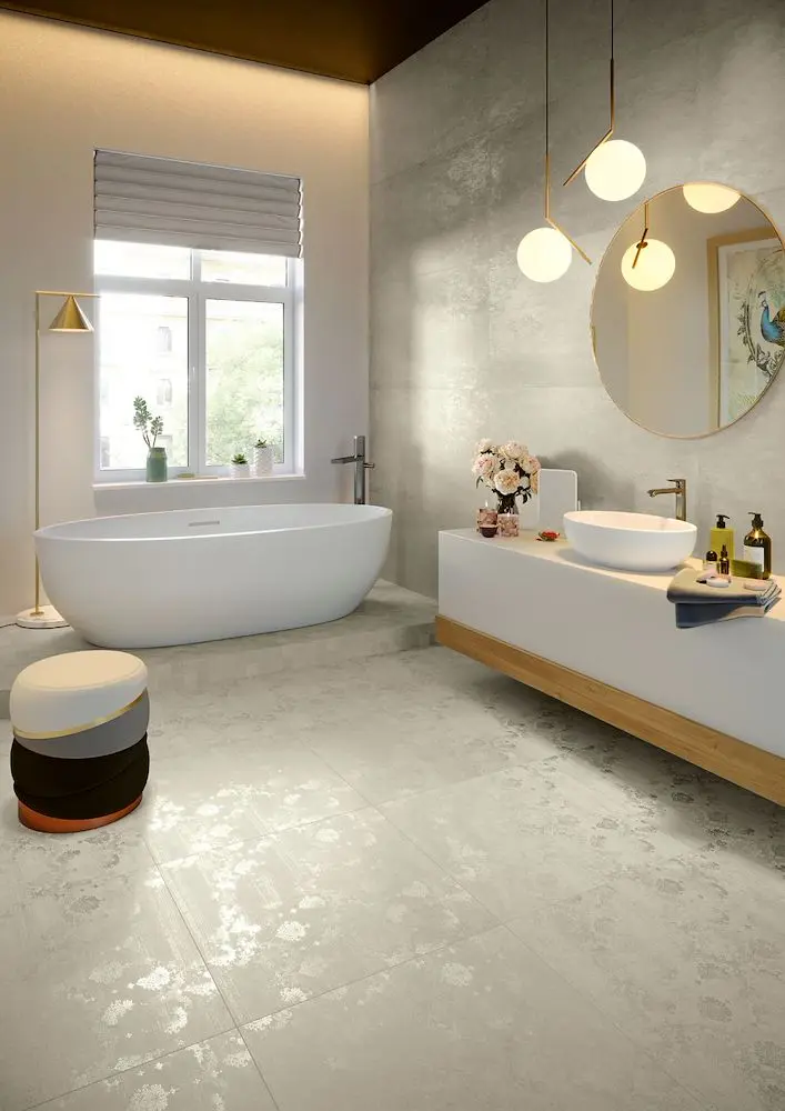 NEWTON SMOKE 60X60 NAT RECT B=1.44 M²