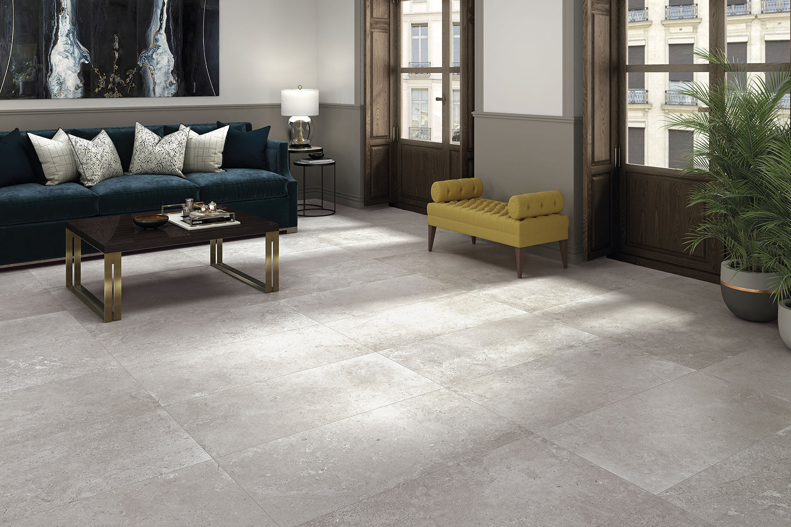 BALTIMORE MARENGO 60X60 NAT RECT B=1.44 M²