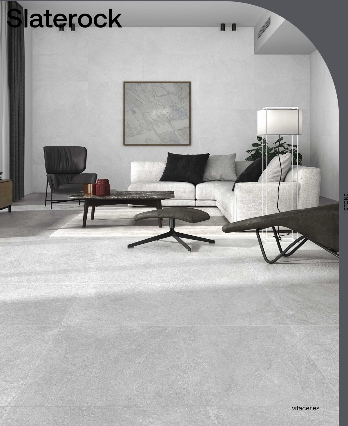 SLATEROCK White pearl