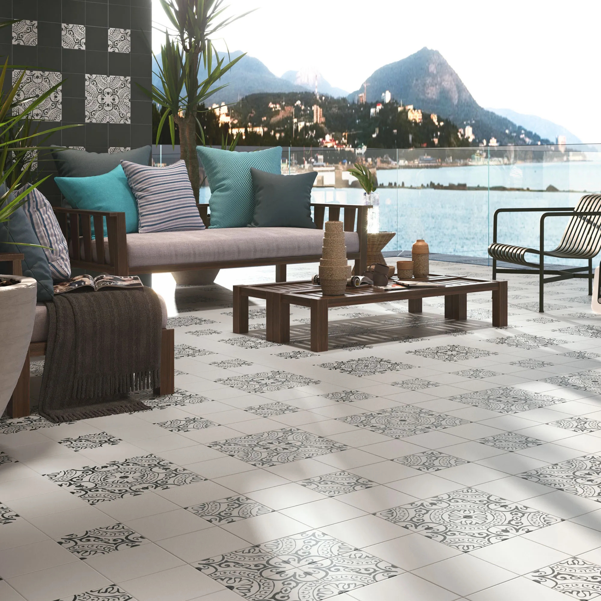 AURORA NERO POLI 80x80 B=1.28 M²